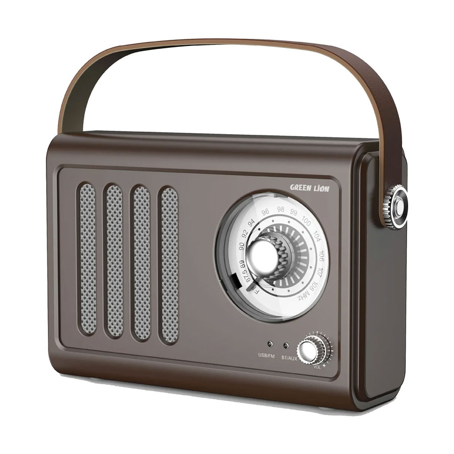 رادیو و اسپیکر بلوتوث گرین لاین Green Lion Vintage Radio Speaker
