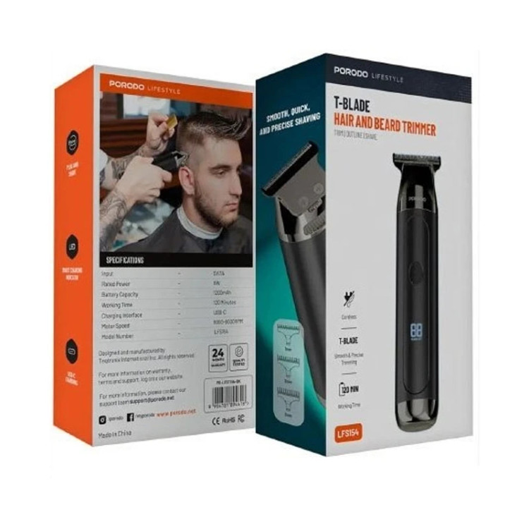 ماشین اصلاح پرودو مدل LFS154 تیغه T-Blade ضد آب