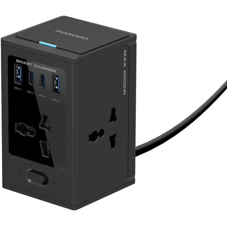 آداپتور چند پورت پرودو مدل Universal GaN PDUNS8430BK